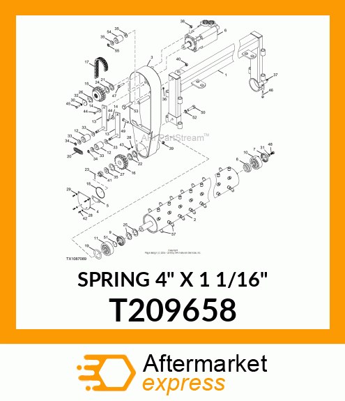 SPRING 4" X 1 1/16" T209658