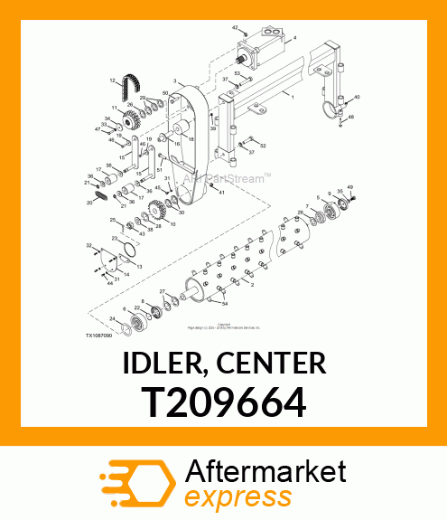 IDLER, CENTER T209664