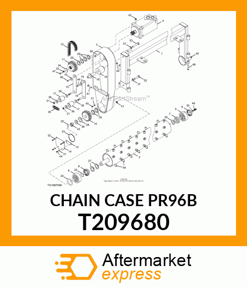 CHAIN CASE PR96B T209680