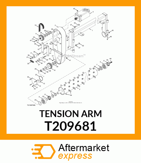 TENSION ARM T209681