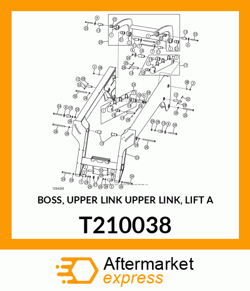 BOSS, UPPER LINK UPPER LINK, LIFT A T210038