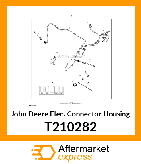 CONNECTOR, CARLING SWITCH T210282