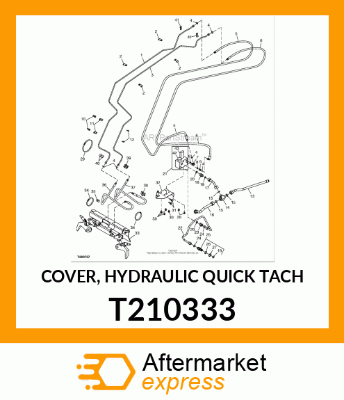 COVER, HYDRAULIC QUICK TACH T210333