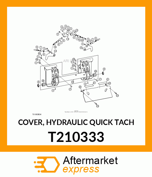 COVER, HYDRAULIC QUICK TACH T210333