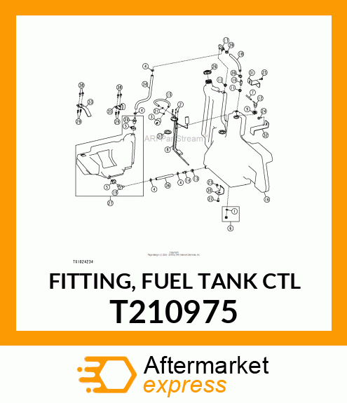 FITTING, FUEL TANK CTL T210975