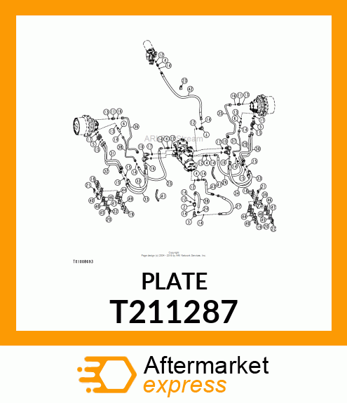 PLATE, CLAMP BACKING T211287