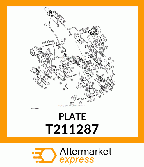 PLATE, CLAMP BACKING T211287