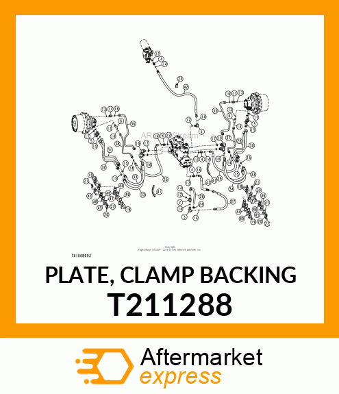 PLATE, CLAMP BACKING T211288