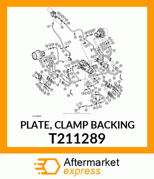 PLATE, CLAMP BACKING T211289