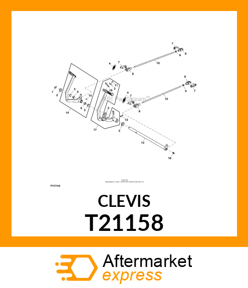 YOKE,ADJUSTABLE T21158