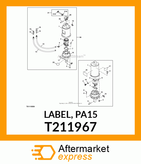 LABEL, PA15 T211967