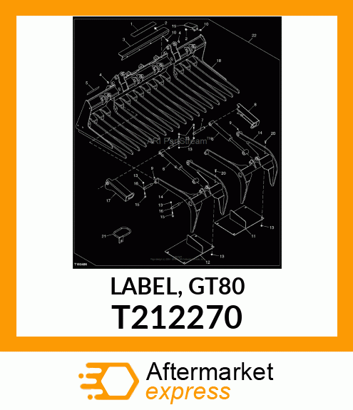 LABEL, GT80 T212270