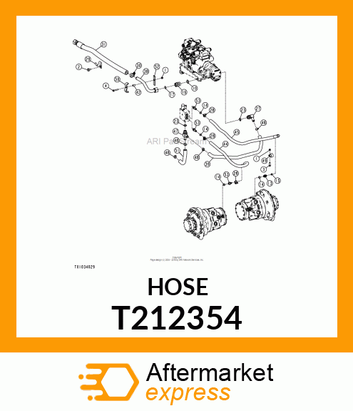 HOSE, MOLDED T212354