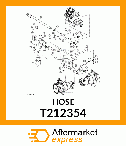 HOSE, MOLDED T212354