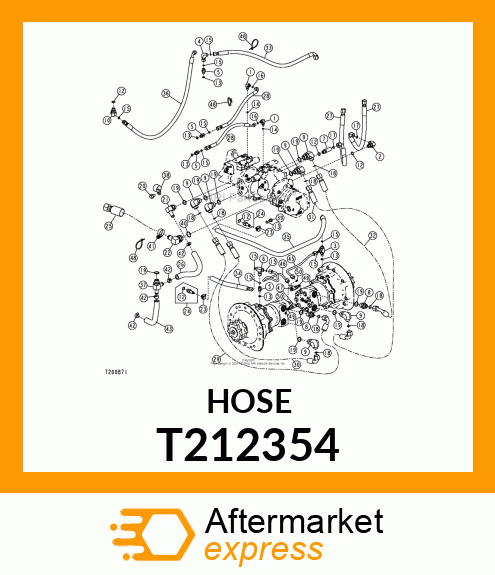 HOSE, MOLDED T212354