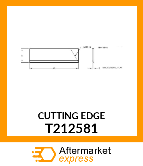 EDGE, CUTTING, 30 IN BUCKET 35ZTS T212581