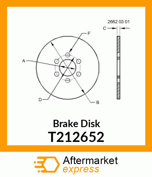 Brake Disk T212652