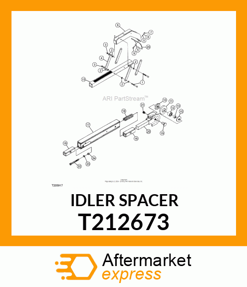 IDLER SPACER T212673