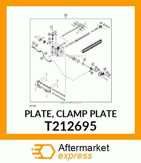 PLATE, CLAMP PLATE T212695