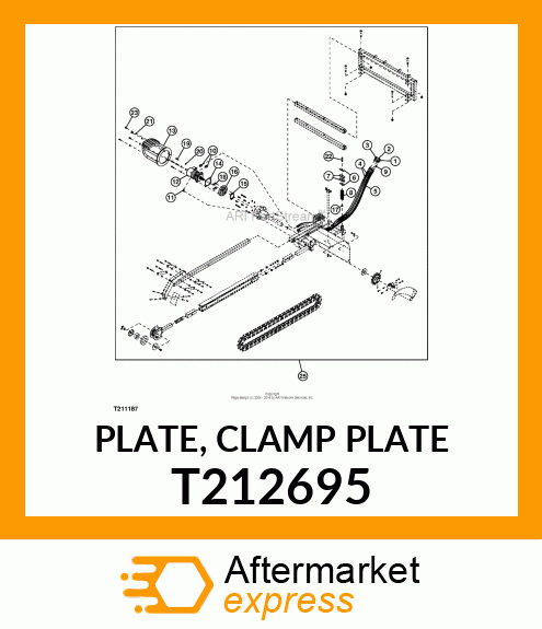 PLATE, CLAMP PLATE T212695