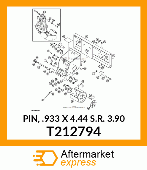 PIN, .933 X 4.44 S.R. 3.90 T212794