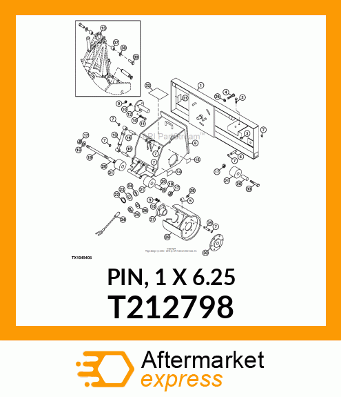 PIN, 1 X 6.25 T212798