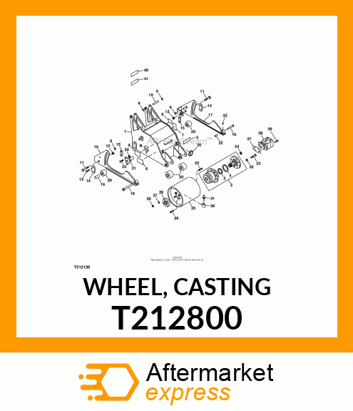 WHEEL, CASTING T212800