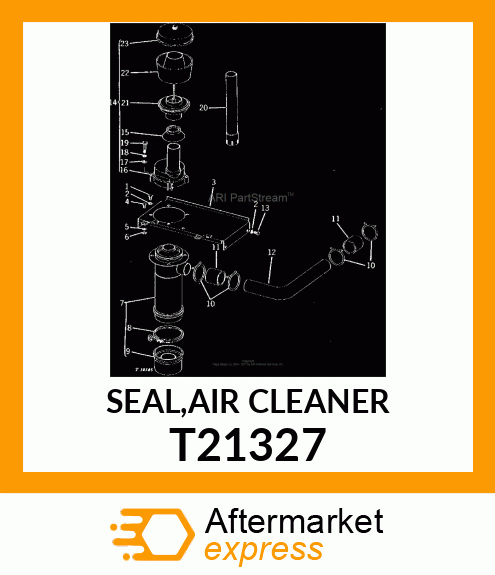 SEAL,AIR CLEANER T21327