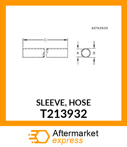 SLEEVE, HOSE T213932