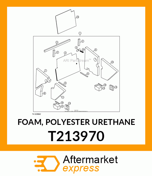 FOAM, POLYESTER URETHANE T213970