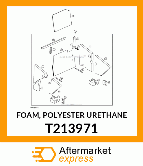 FOAM, POLYESTER URETHANE T213971