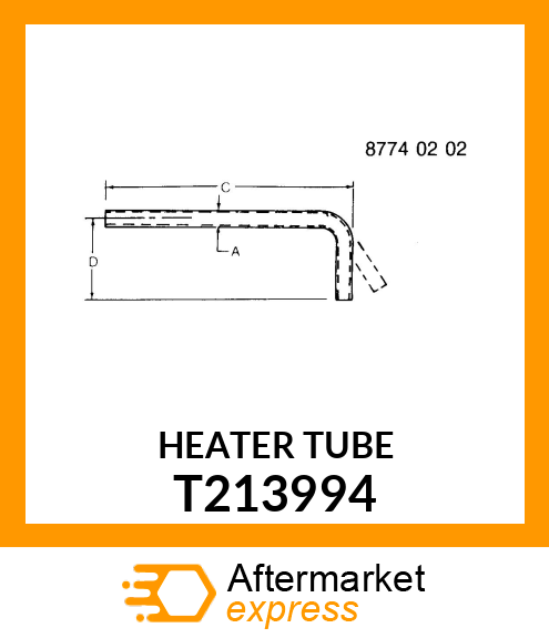 HEATER TUBE T213994