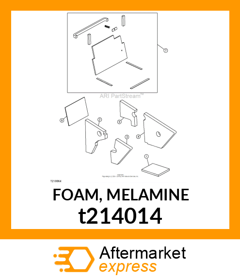 FOAM, MELAMINE t214014