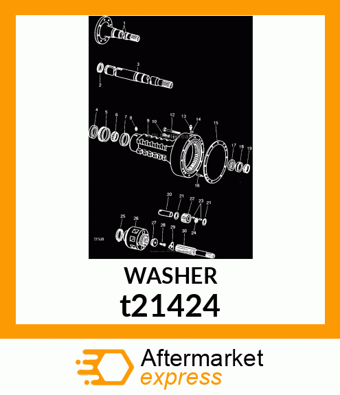 WASHER, THRUST t21424