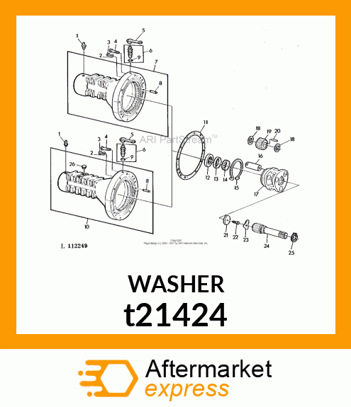 WASHER, THRUST t21424