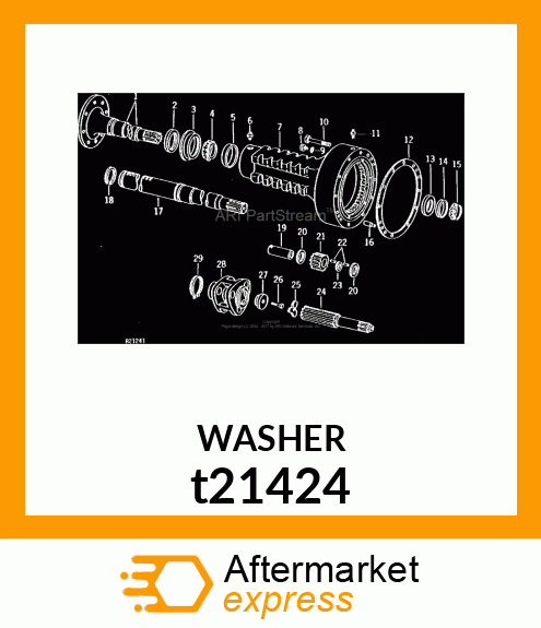 WASHER, THRUST t21424