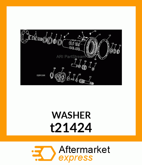 WASHER, THRUST t21424