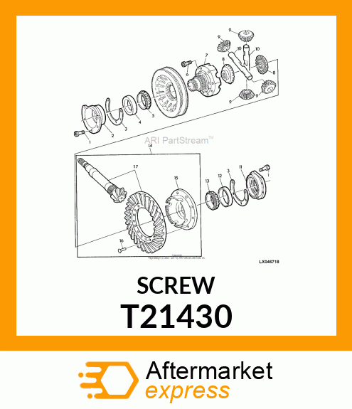 BOLT,PLACE T21430