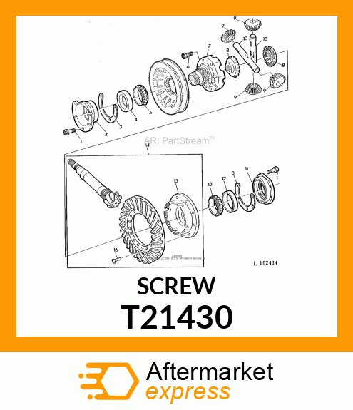 BOLT,PLACE T21430