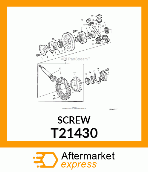 BOLT,PLACE T21430