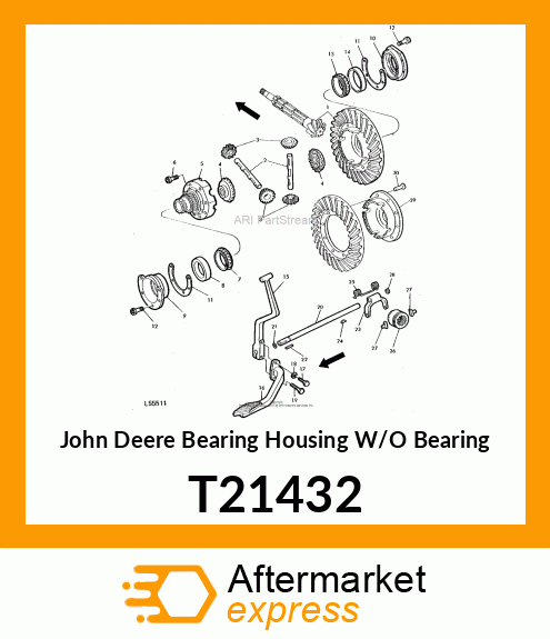 Bearing Housing W/O Bearing T21432