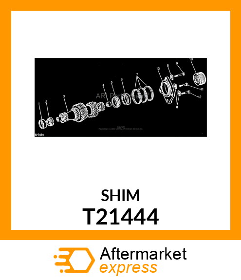 SHIM,.010 STEEL T21444