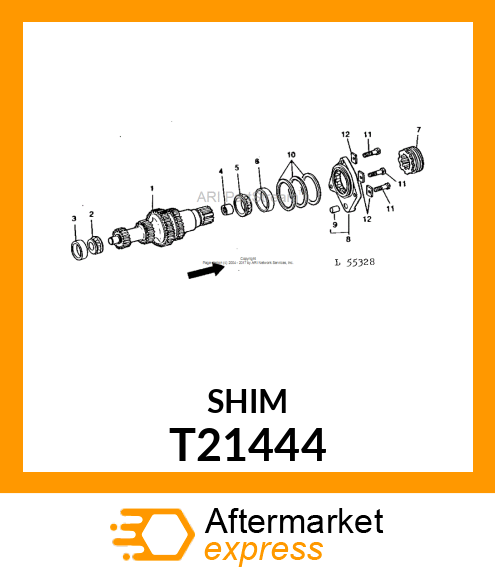 SHIM,.010 STEEL T21444