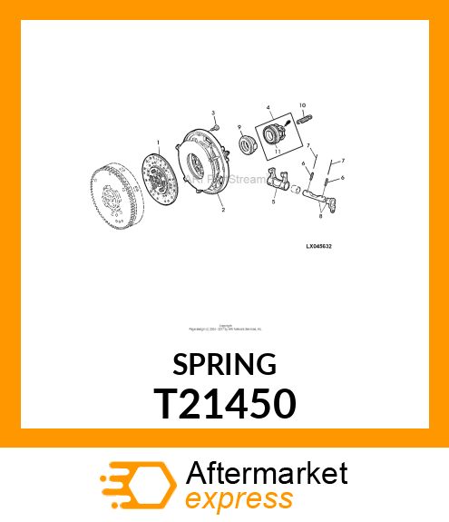 SPRING T21450