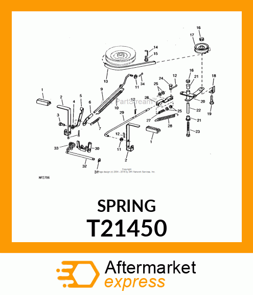 SPRING T21450