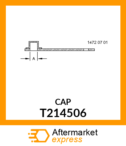 CAP, TETHERED LOW SIDE CHARGE PORT T214506