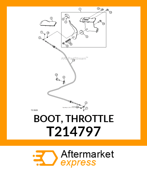 BOOT, THROTTLE T214797