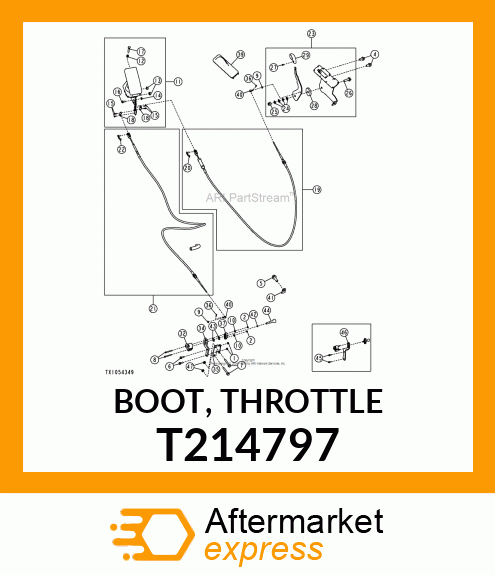 BOOT, THROTTLE T214797