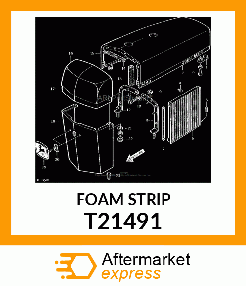 STRIP,PACKING T21491