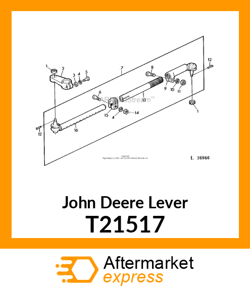 ARM,STEERING,RH T21517